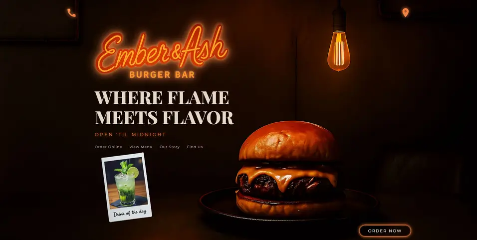 Clean and modern e-commerce website design for Amber & Nash